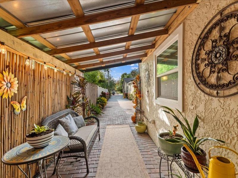 College Park-Orlando 5Star Villa Oasis - Home Away From Home - Quiet Neighborhood-Private Botanical Courtyard - Mins From Eola,Dt, Winter Park - Free Parking & Ev Plug In Exterior foto